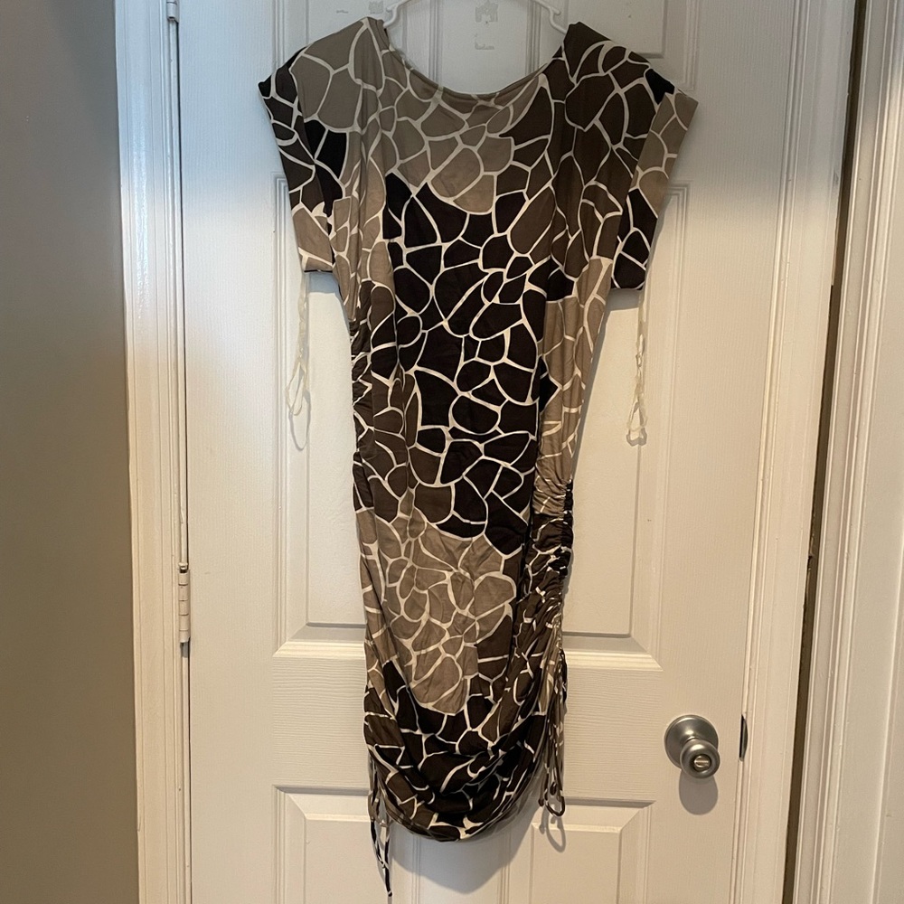 Cinched cocktail dress